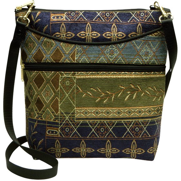 Tapestry Bag Crossbody Handbag, Maggie Purse Handmade In The Usa :P - Picture 1 of 5